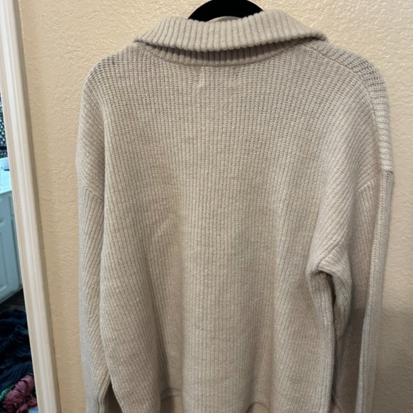 Rib-Knit 1/4-Zip Sweater for Men Old Navy L - Picture 3 of 4